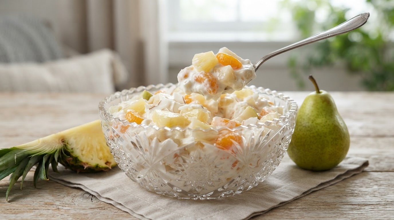 Zoete Amerikaanse fruitsalade
