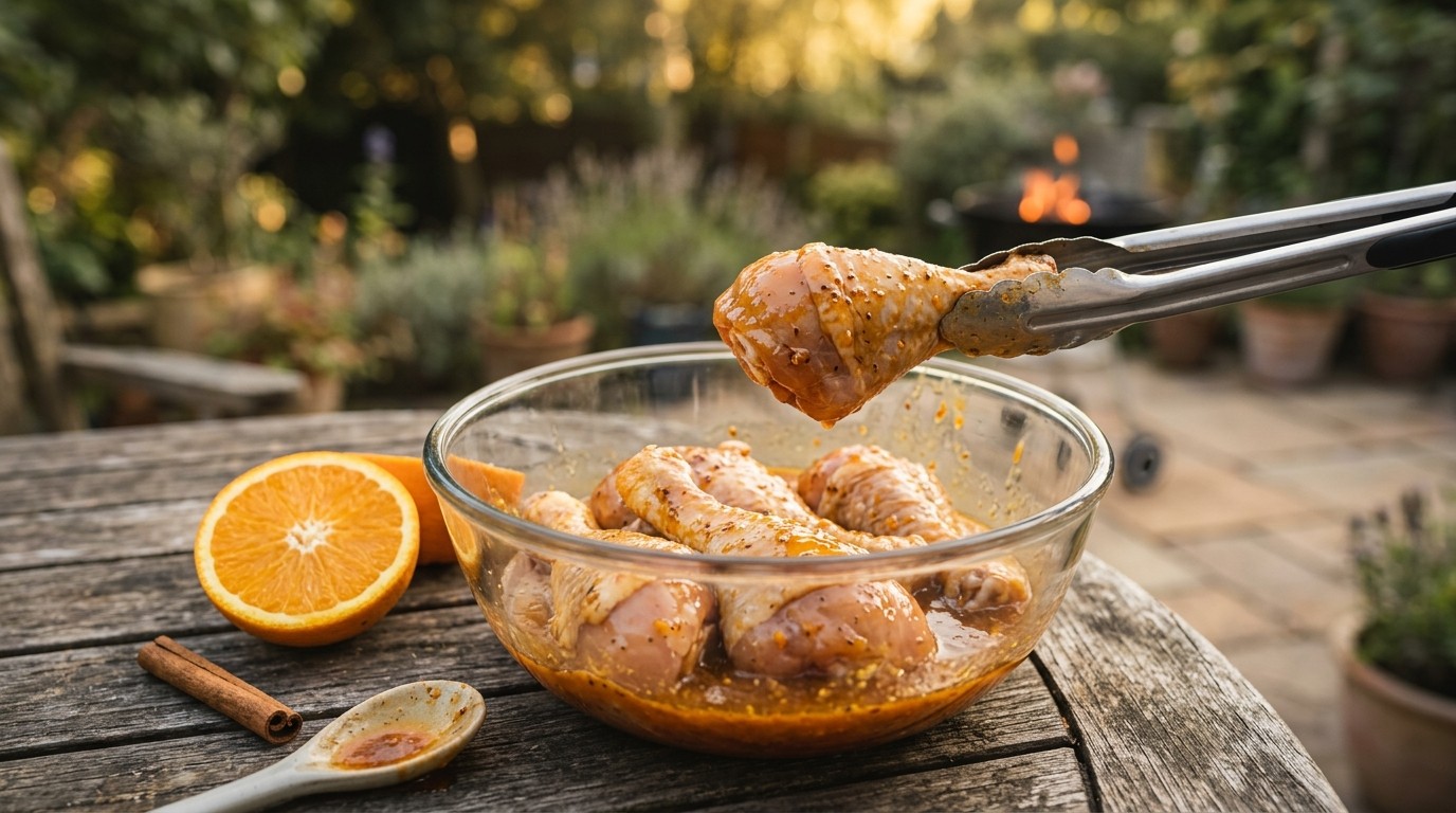 Zoete, Kruidige Marinade Voor kip