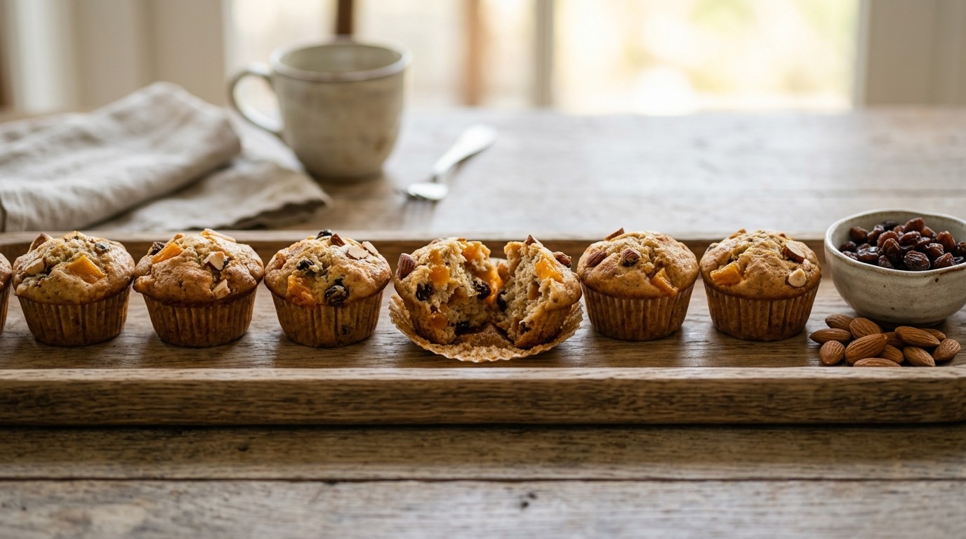 Zoete Minimuffins met Abrikozen