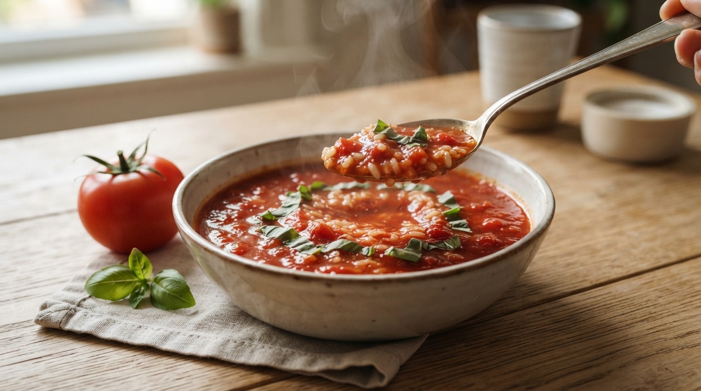 Zoete tomatensoep