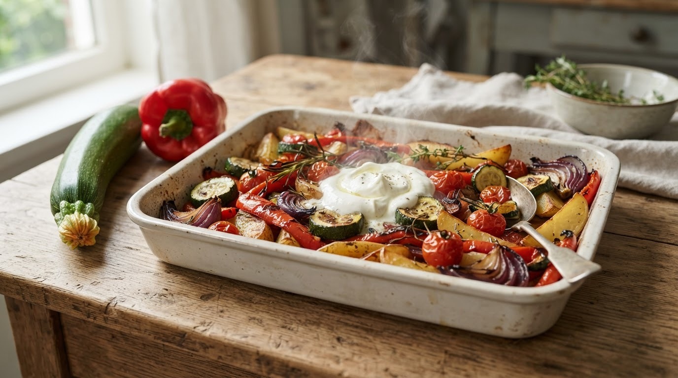 Zomergroenten uit de oven