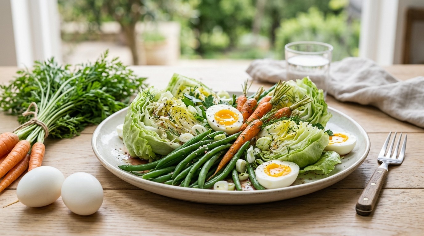 Zomersalade met haricots verts