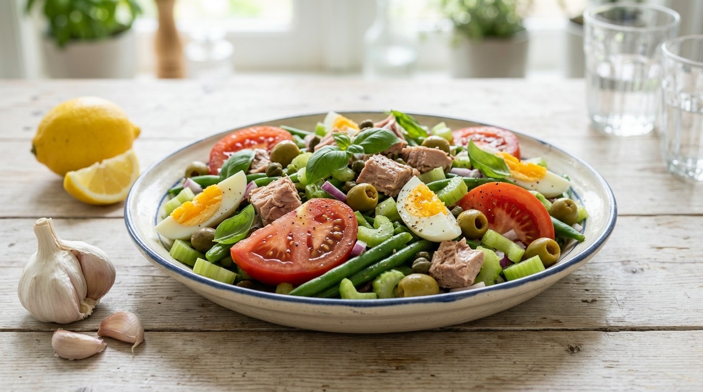 Zomerse gemengde salade