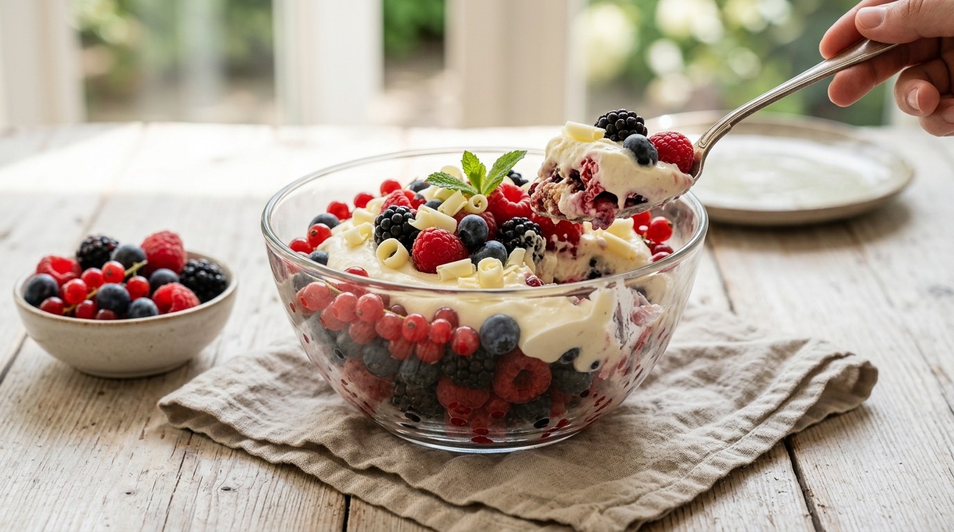 Zomervruchtendessert