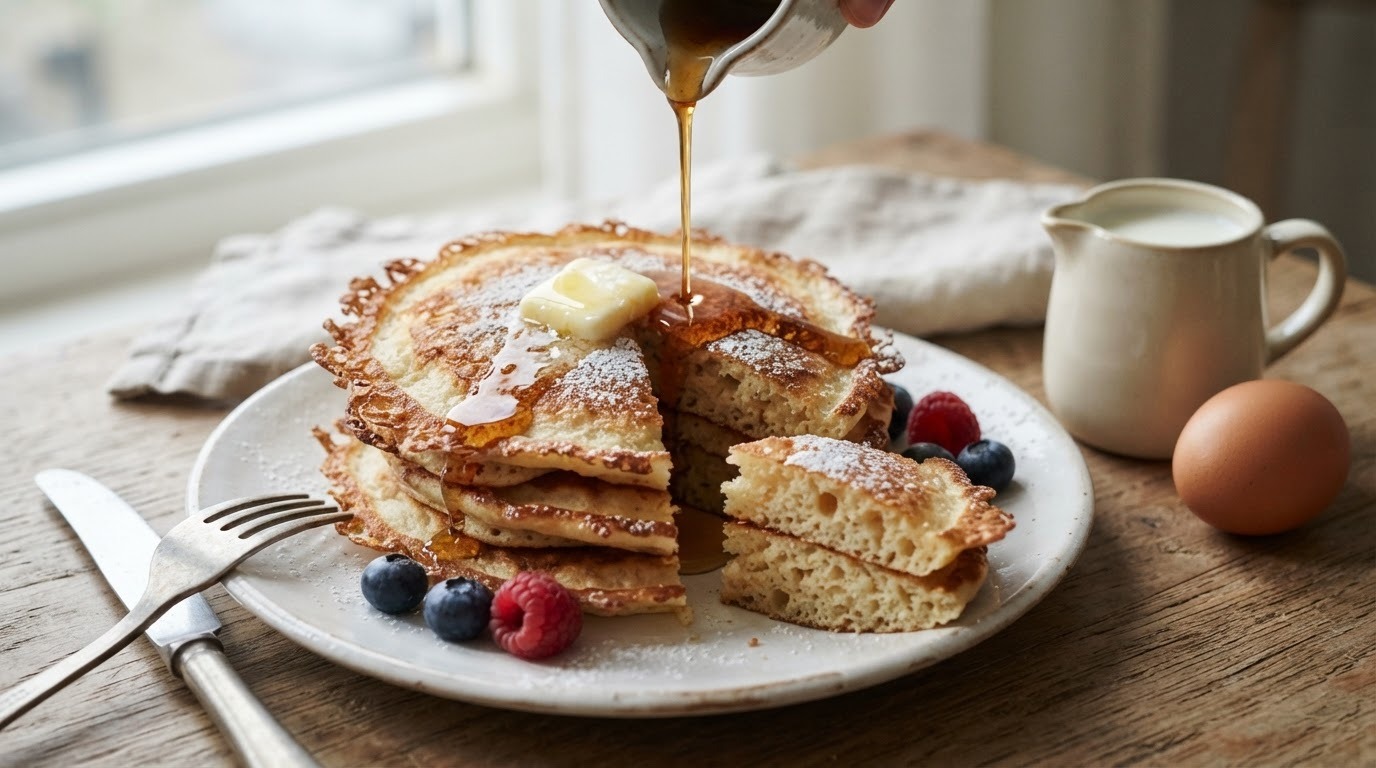 Zuurdesem pannenkoek