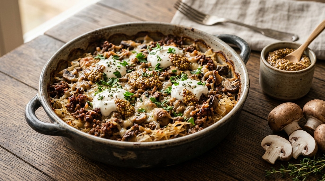 Zuurkoolschotel met Quorn