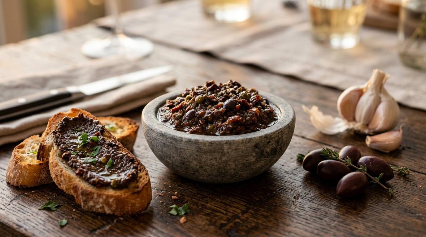 Zwarte Tapenade