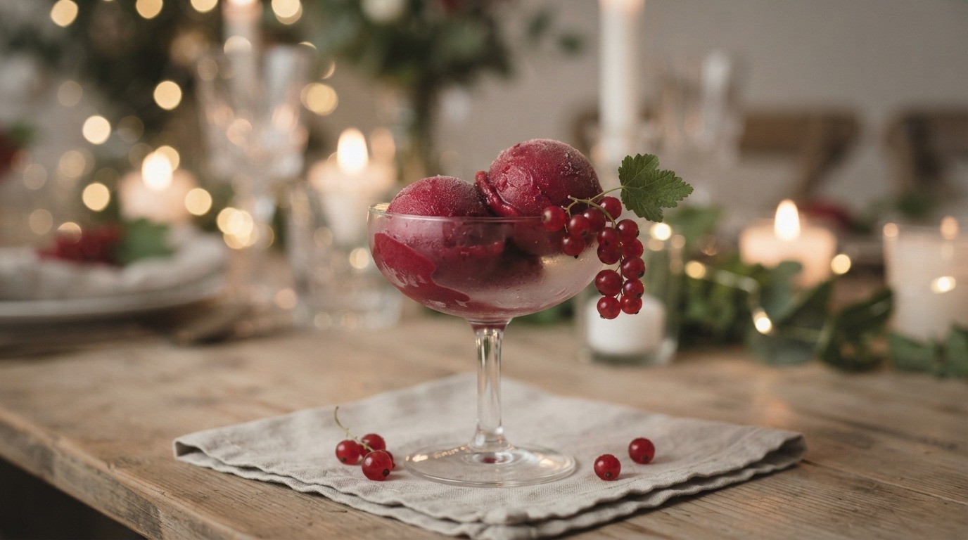 Aalbessensorbet