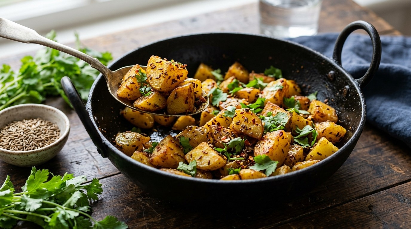 Aardappel Gebakken met Komijn recept Aardappel Gebakken met Komijn recept