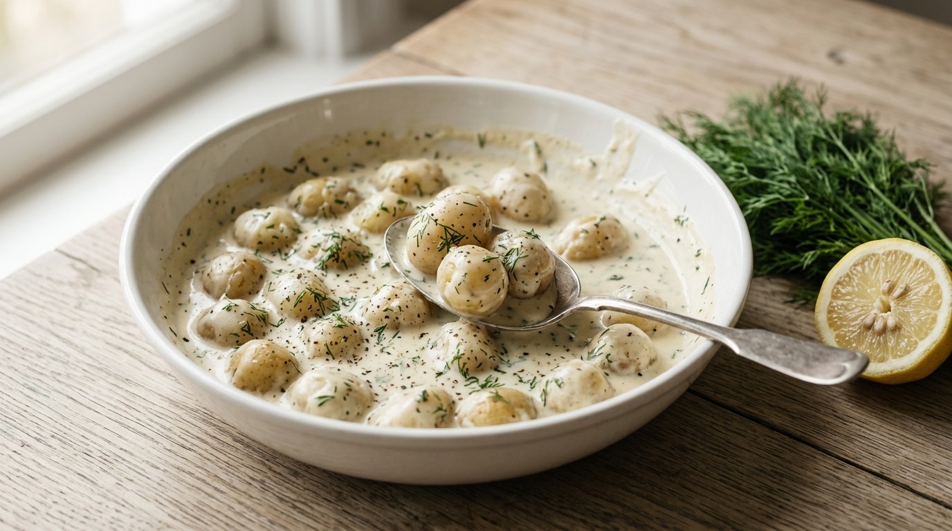 Aardappel in Roomsaus