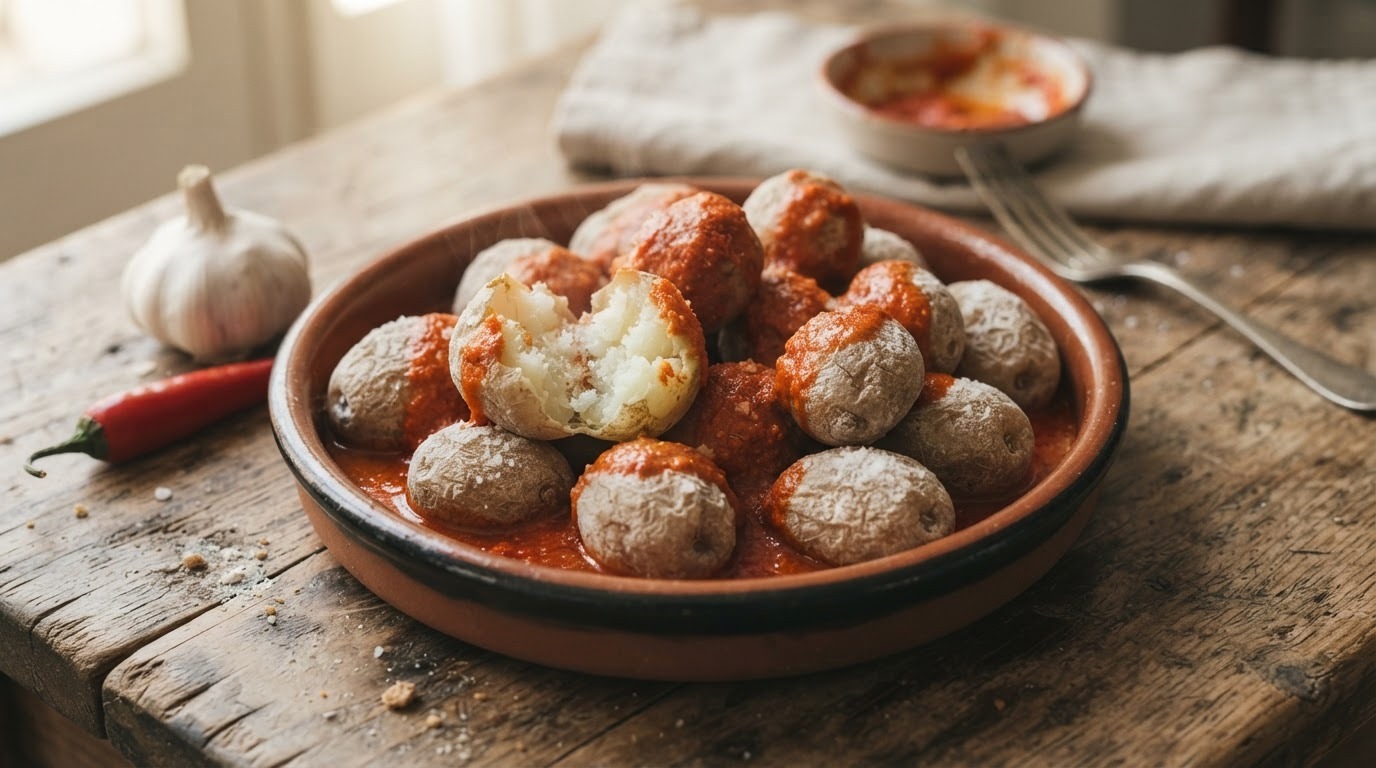 Aardappelen met Mojosaus