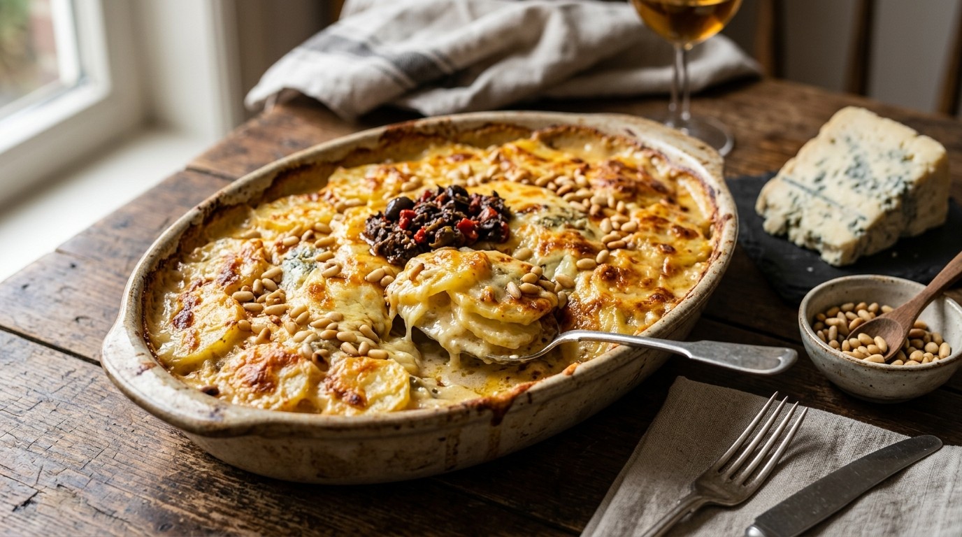 Aardappelgratin met Pittige Kaas