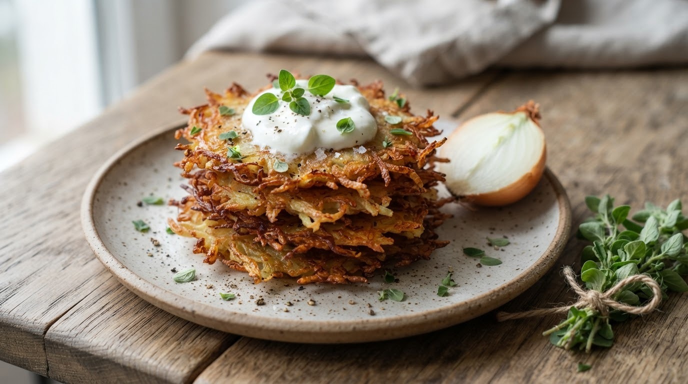 Aardappelpannenkoeken (placki Ziemniaczane)