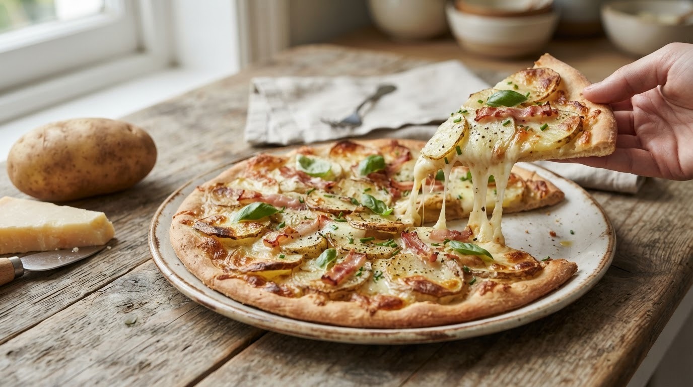 Aardappelpizza met Prima Donna Maturo