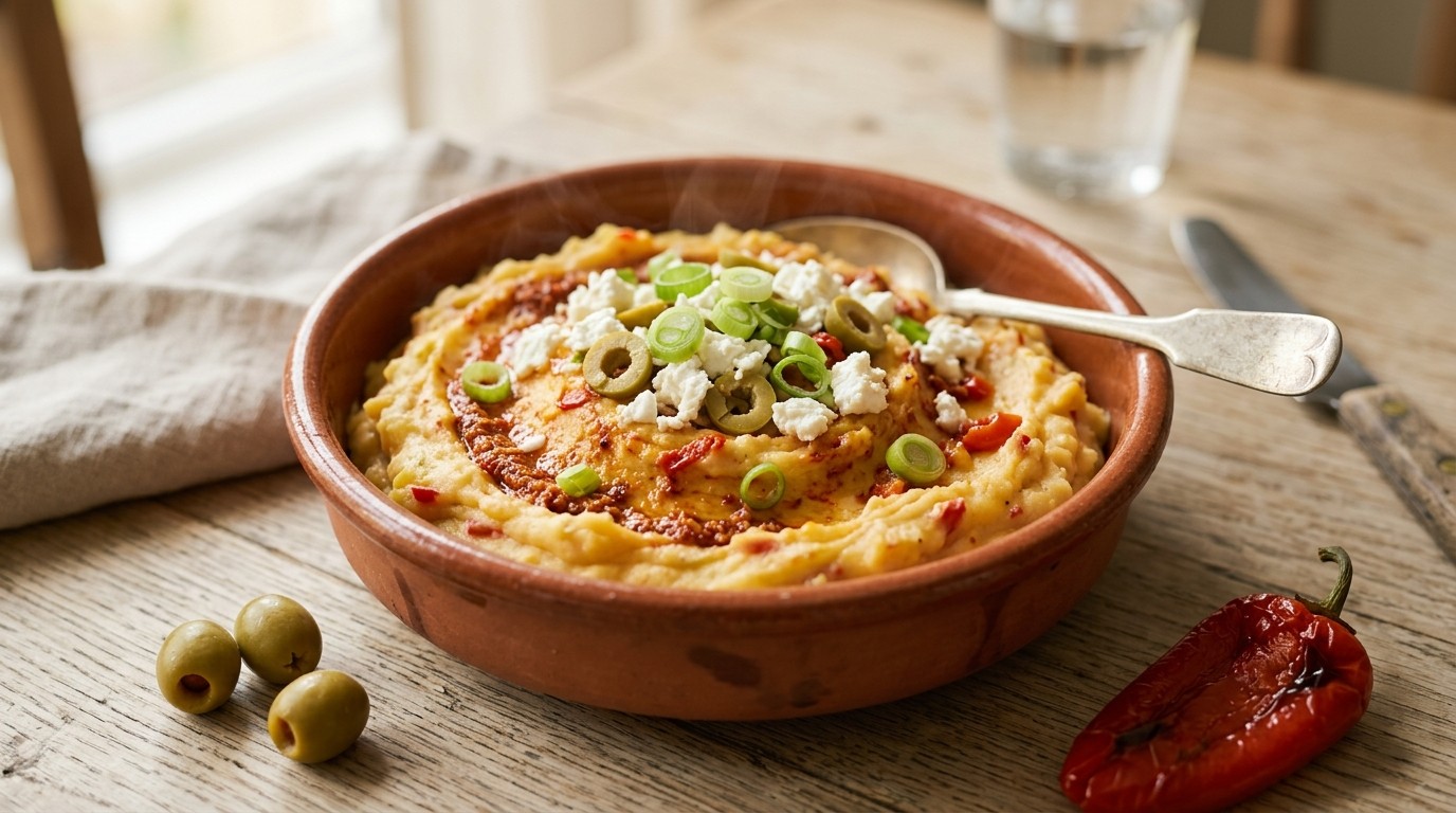 Aardappelpuree op z'n Mediterraans recept Aardappelpuree op z'n Mediterraans recept
