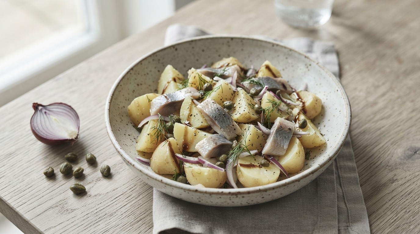 Aardappelsalade met Haring