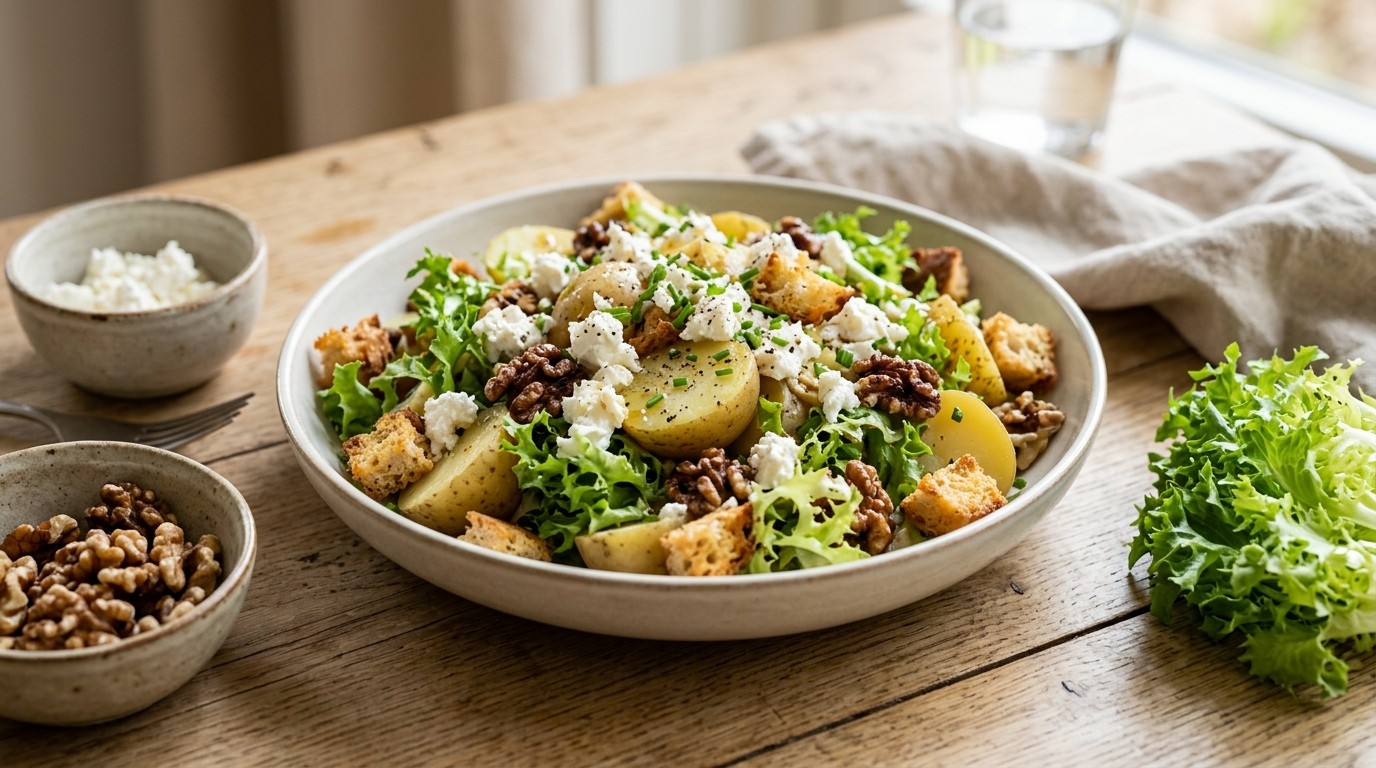 Aardappelsalade met Hollandse Geitenkaas