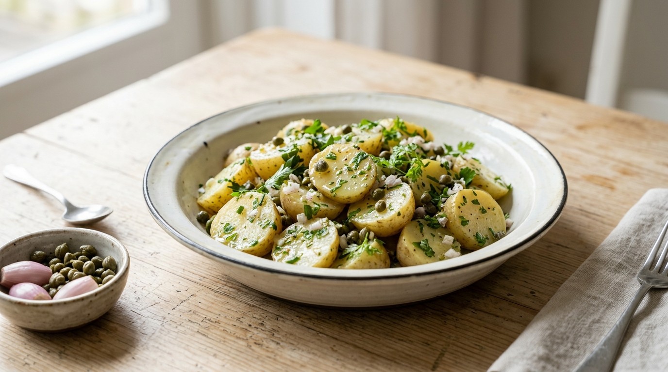 Aardappelsalade met Kappertjes
