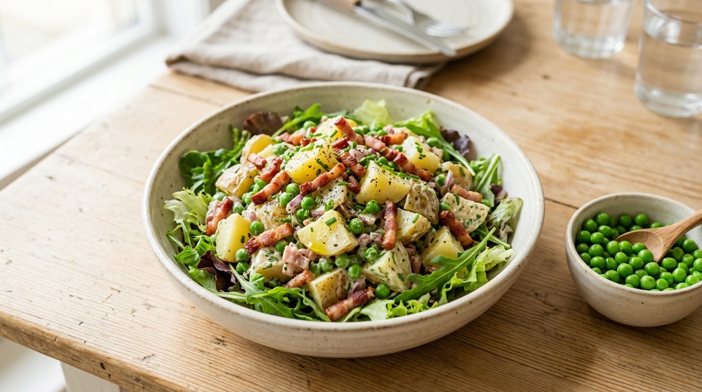 Aardappelsalade met Spekjes