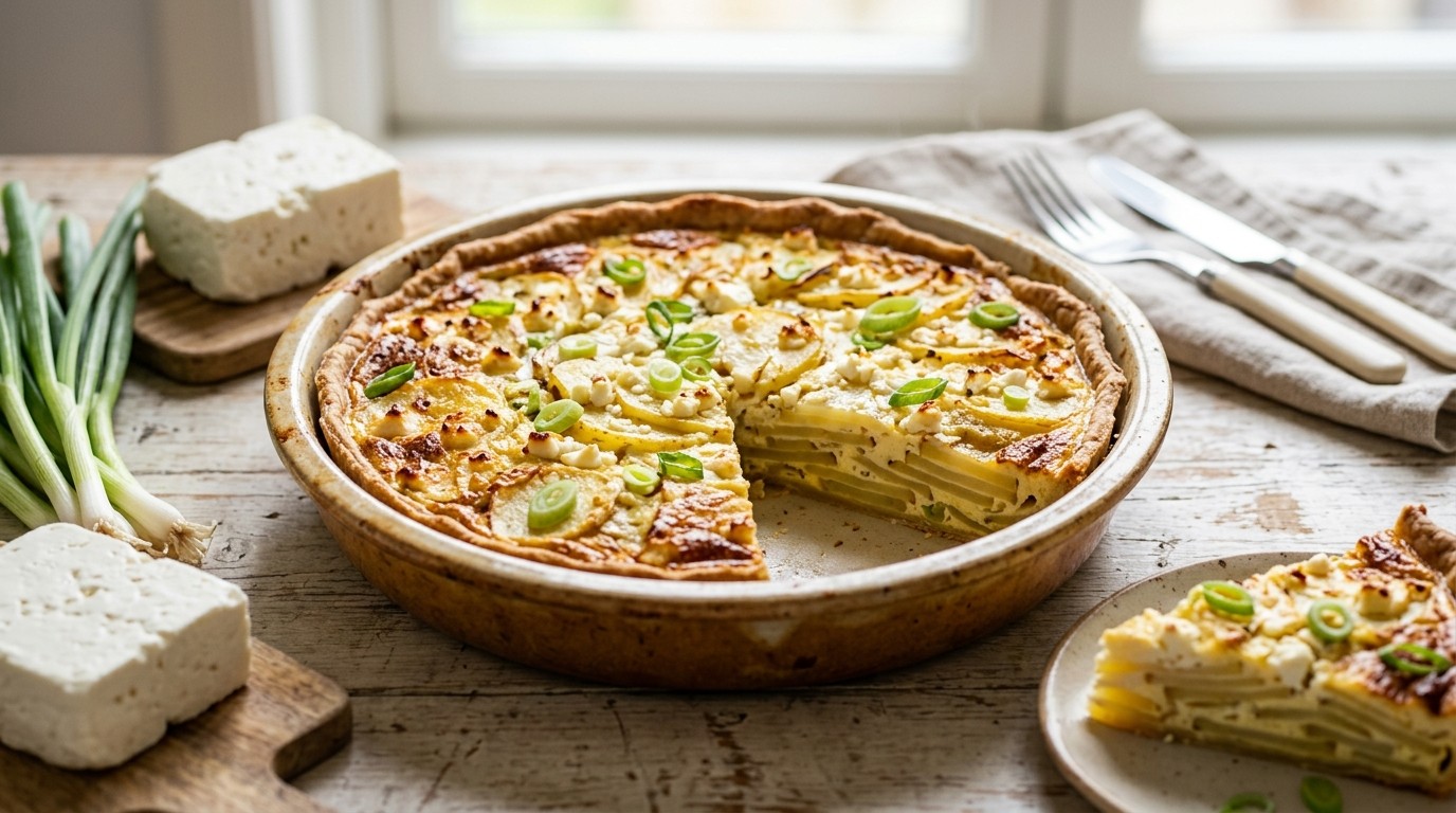 Aardappeltaart met Feta recept Aardappeltaart met Feta recept