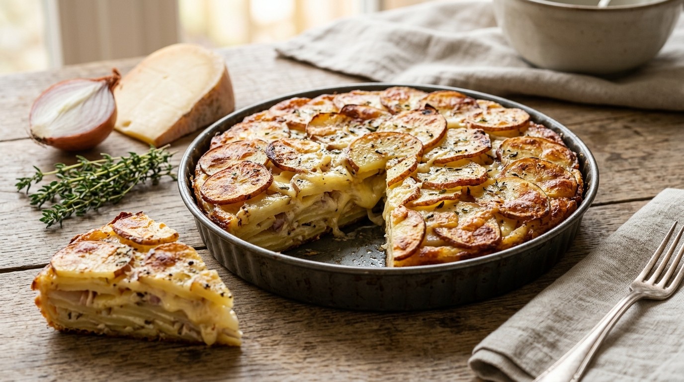 Aardappeltaartje met Kaas