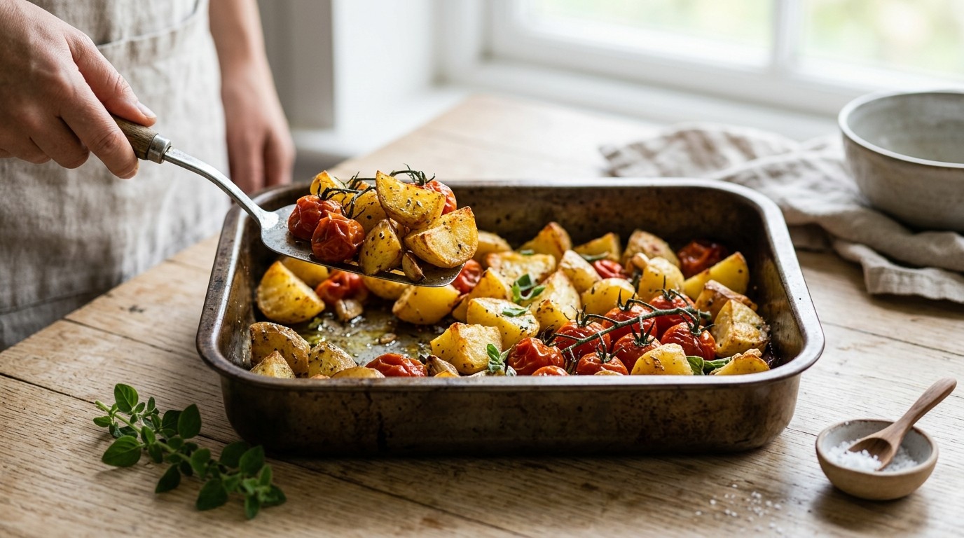 Aardappeltjes met Trostomaten uit de Oven recept Aardappeltjes met Trostomaten uit de Oven recept