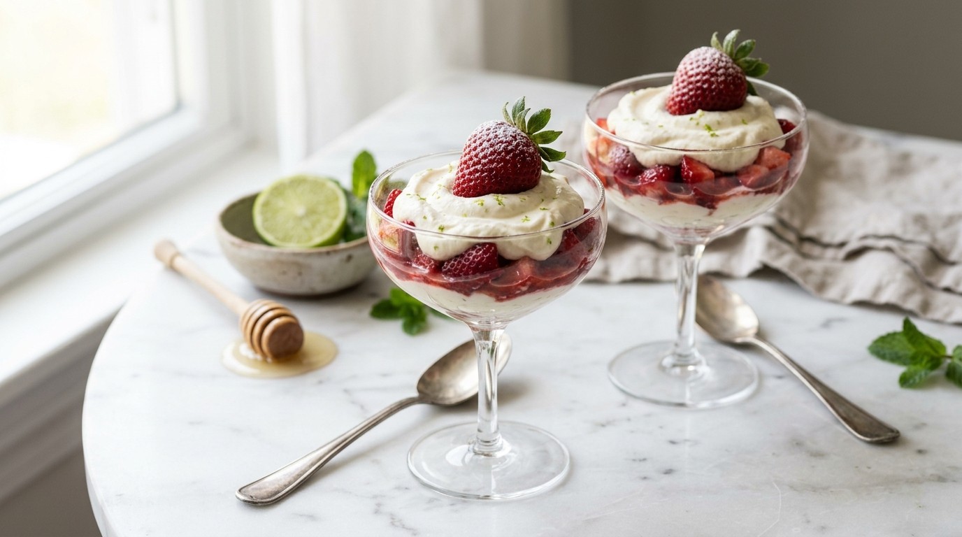 Aardbeien met Mascarpone