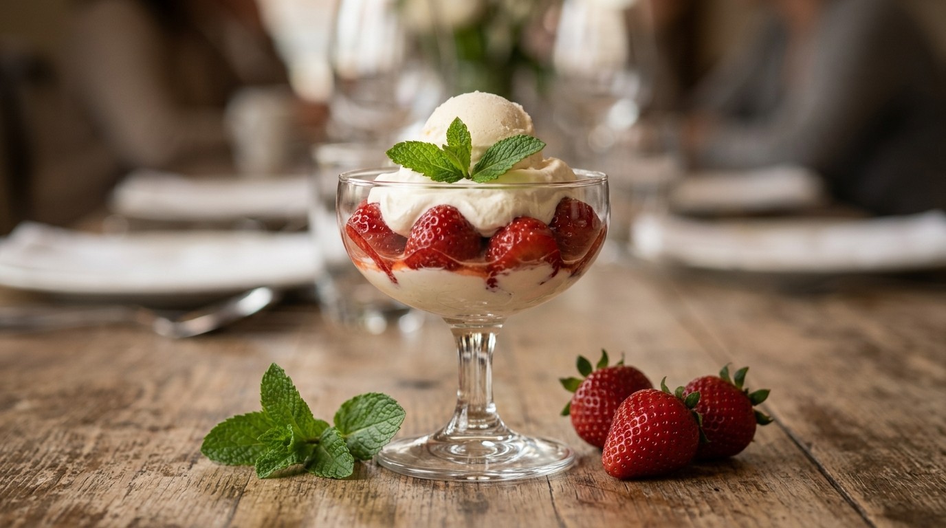 Aardbeien Romanov recept Aardbeien Romanov recept