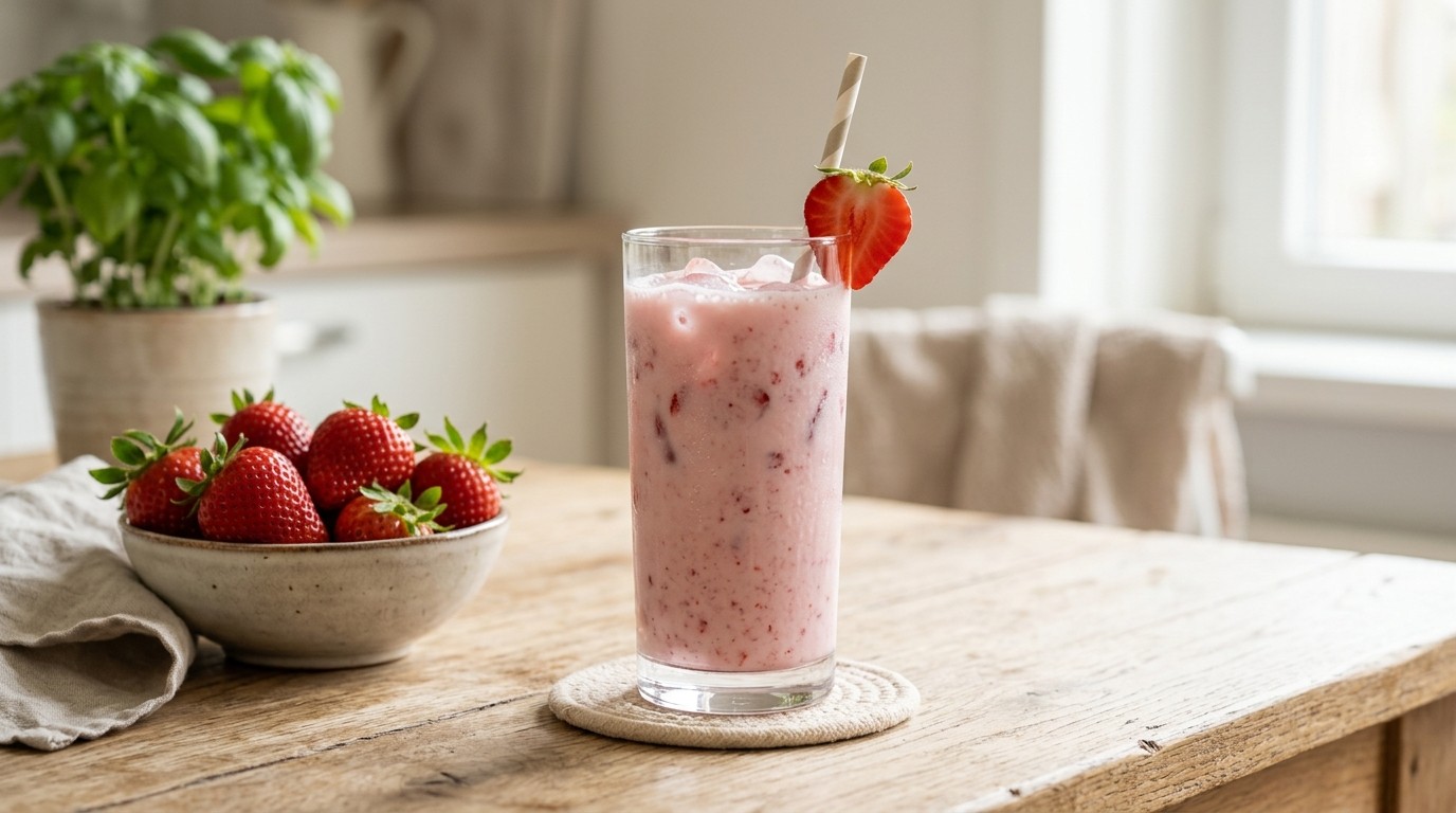 Aardbeiendrank recept Aardbeiendrank recept