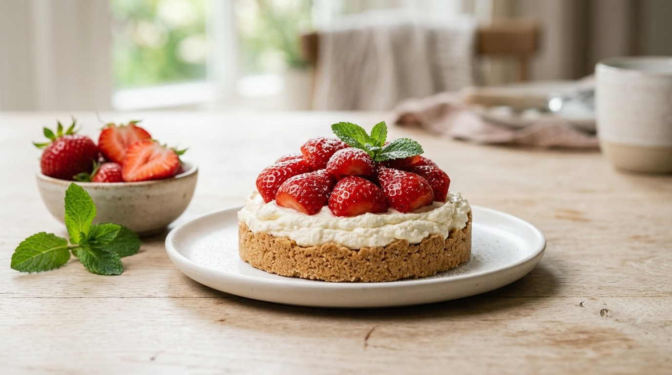 Aardbeiengebakje recept Aardbeiengebakje recept