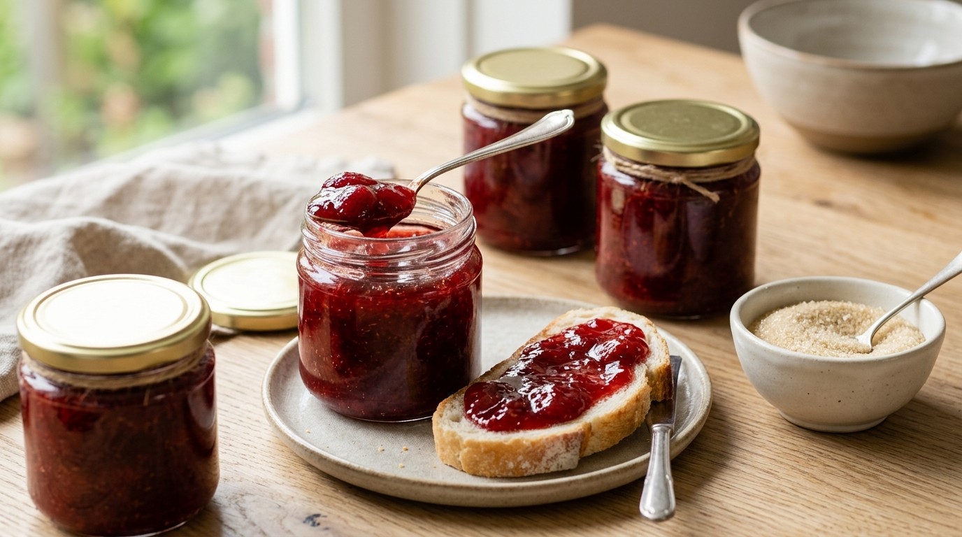 Aardbeienjam met Citroen