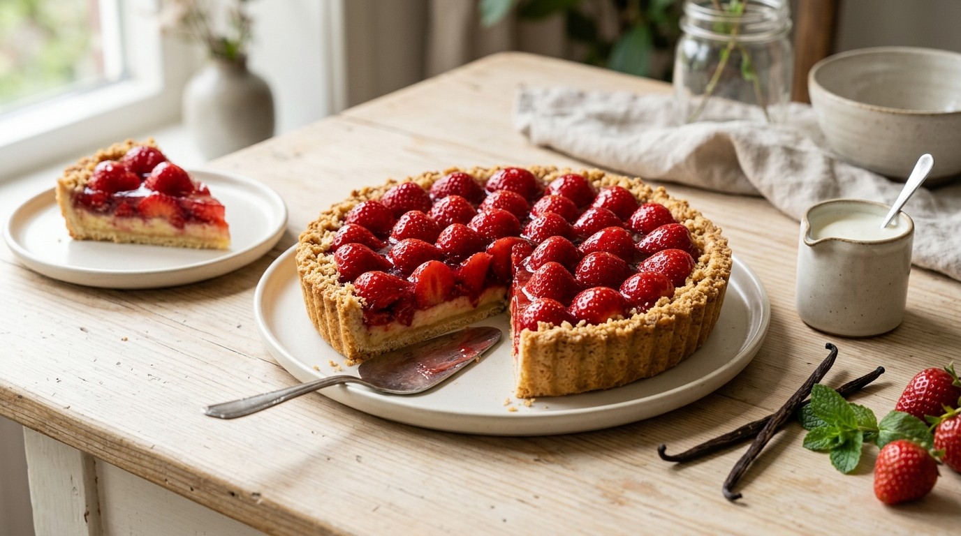 Aardbeientaart