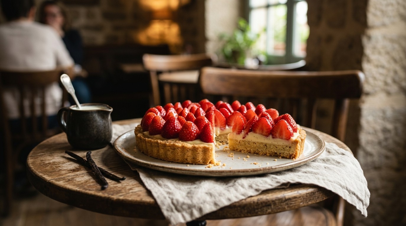 Aardbeientaart met Bretons Zanddeeg recept Aardbeientaart met Bretons Zanddeeg recept