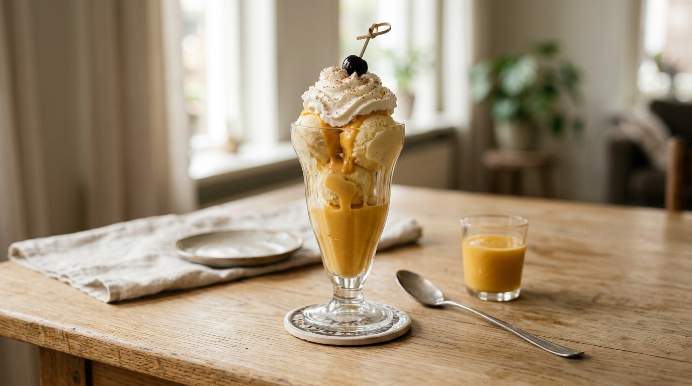 Advocaat ijs met Slagroom