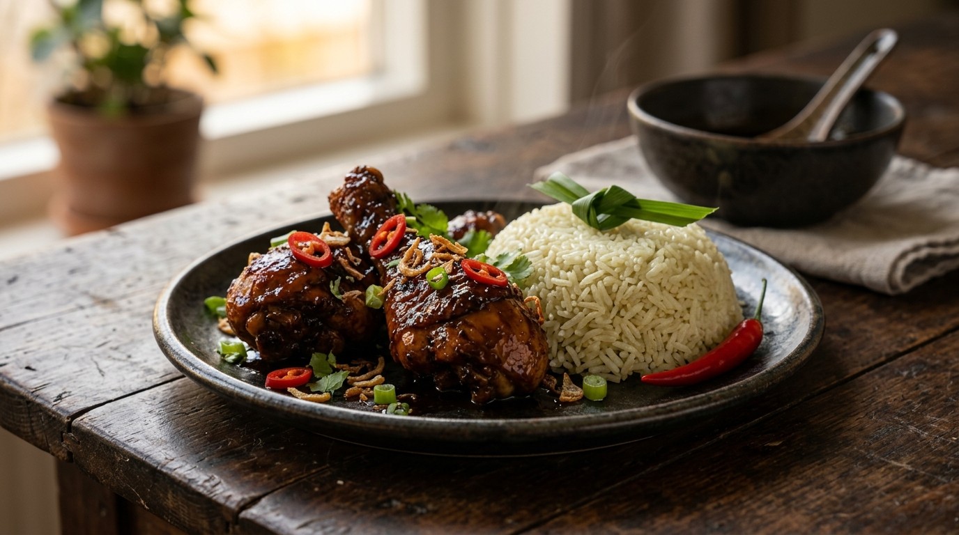 Ajam Ketchap met Rijst recept Ajam Ketchap met Rijst recept