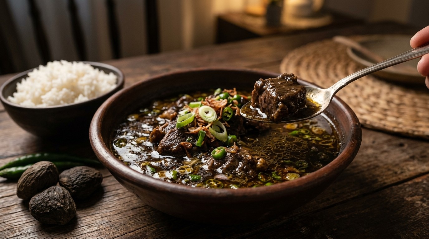 Allu Konro (kruidige Lamsvleesschotel) recept Allu Konro (kruidige Lamsvleesschotel) recept