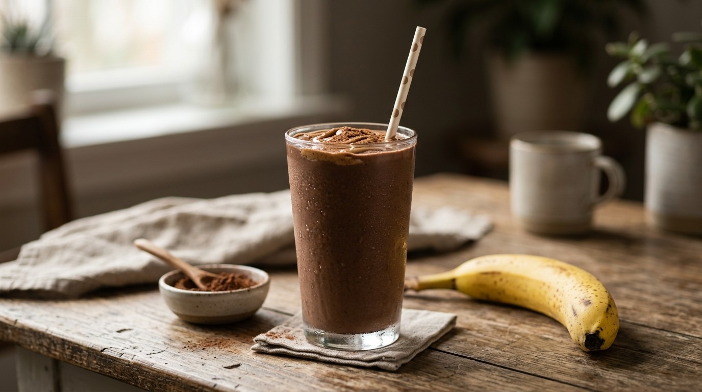 Amandel Chocolade Smoothie