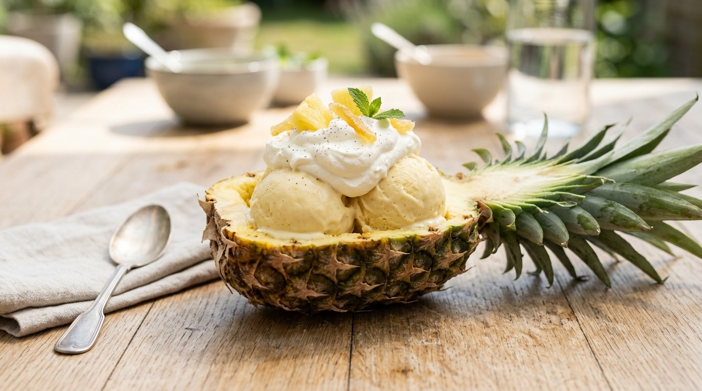 Ananasijs recept Ananasijs recept