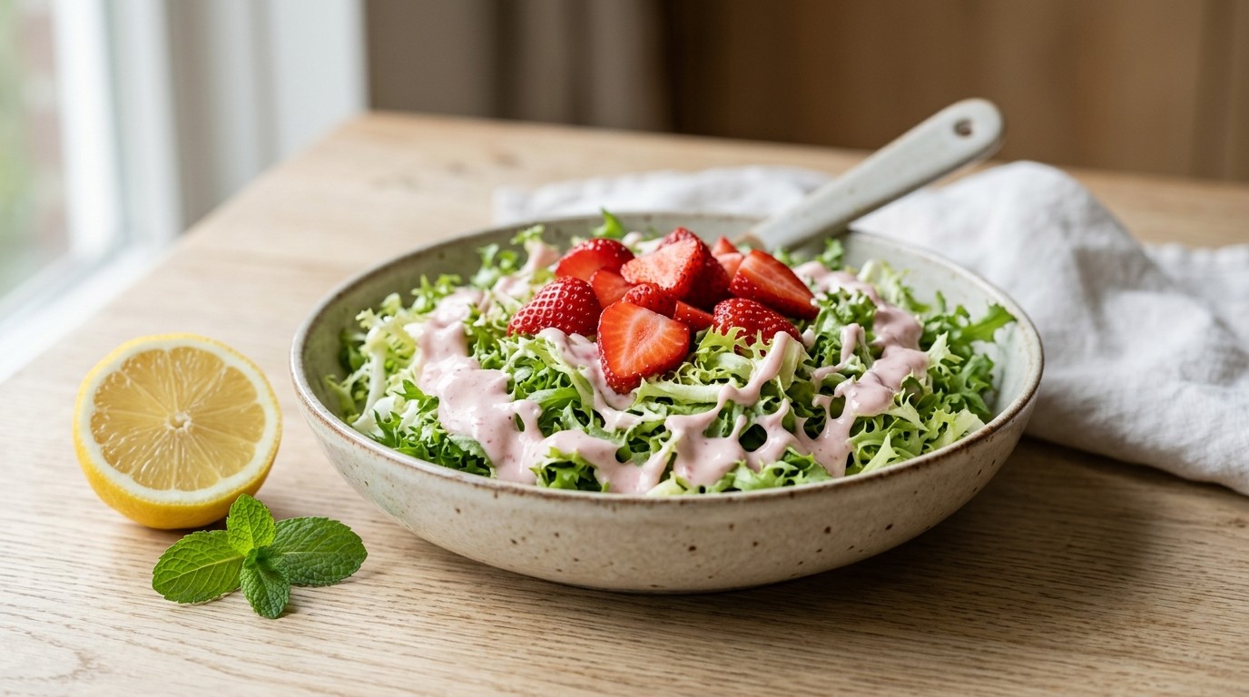 Andijvie met Aardbeien-roomkaassaus recept Andijvie met Aardbeien-roomkaassaus recept