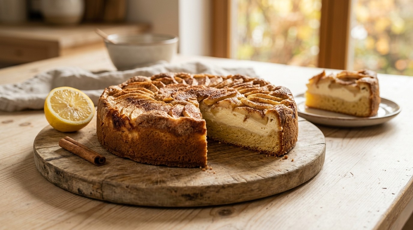 Appel-kwarktaart recept Appel-kwarktaart recept