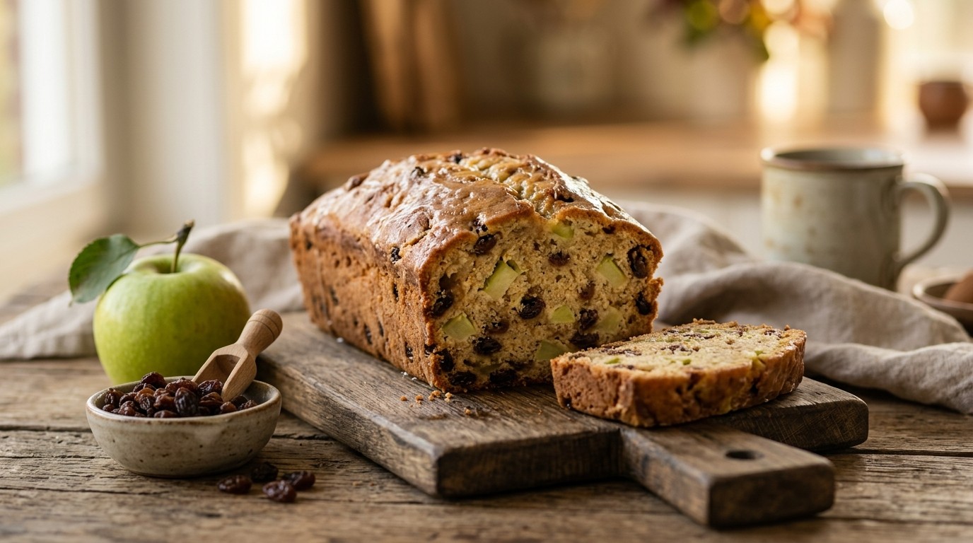 Appel/rozijnencake
