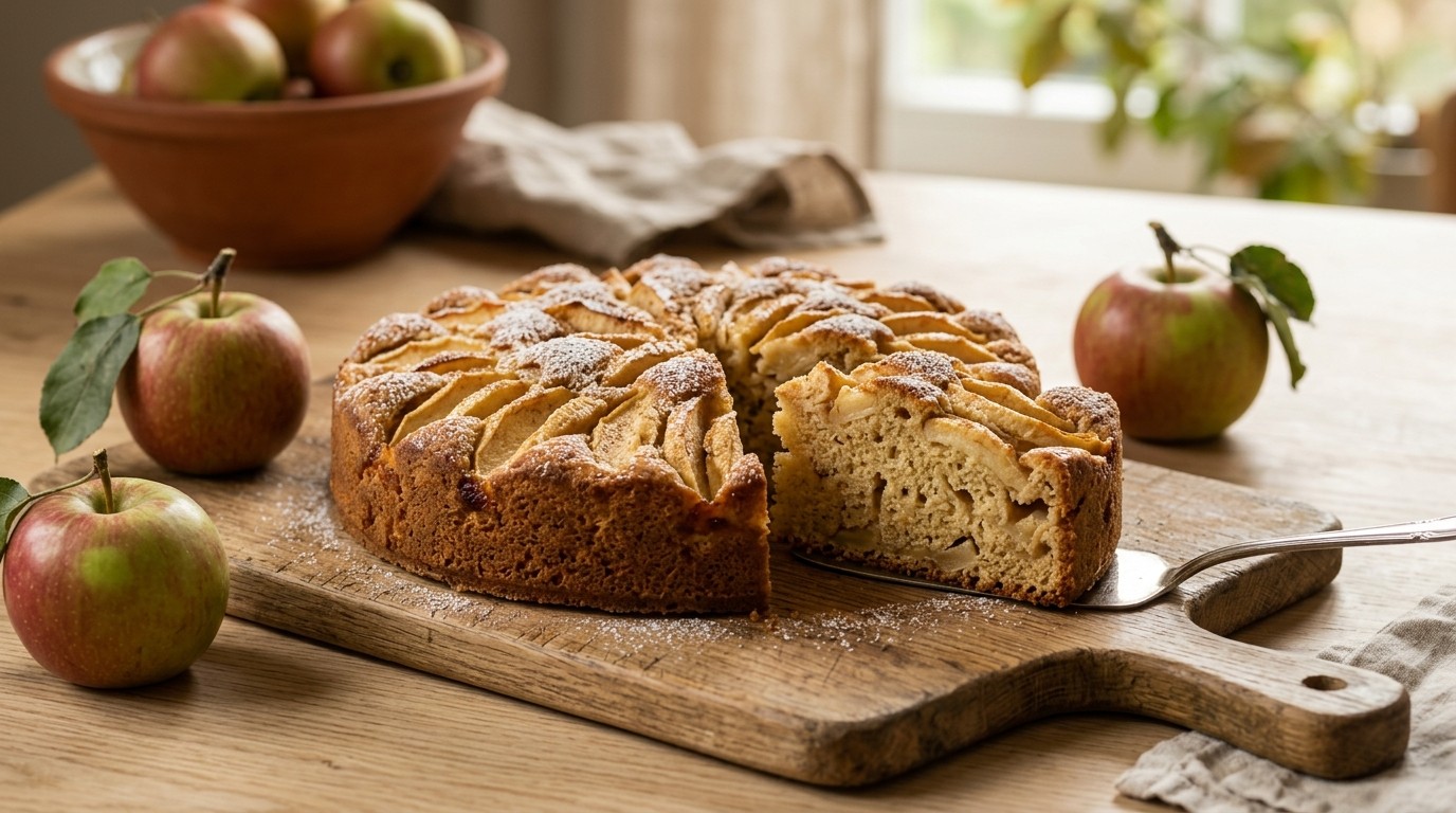 Appelcake met rum