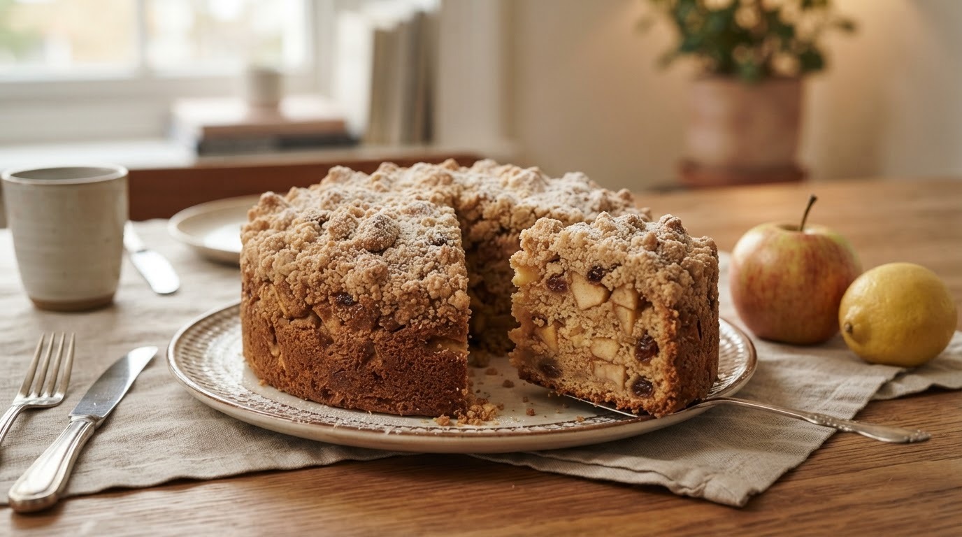 Appelkruimelkoek recept Appelkruimelkoek recept