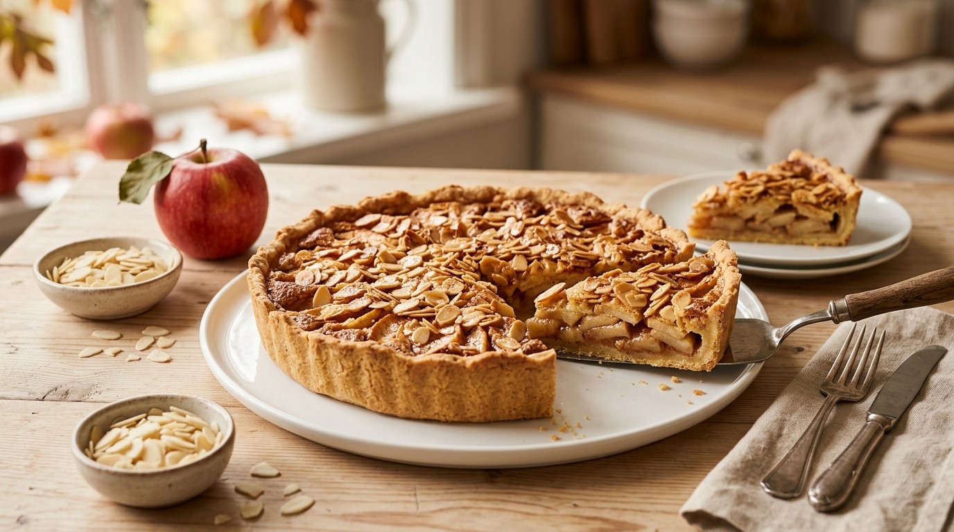 Appeltaart met Amandelen