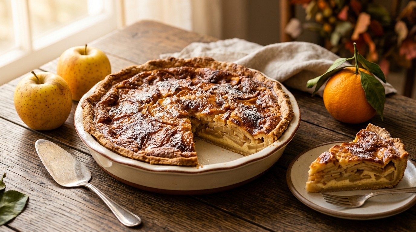 Appeltaart met Boter-suikerkorst recept Appeltaart met Boter-suikerkorst recept
