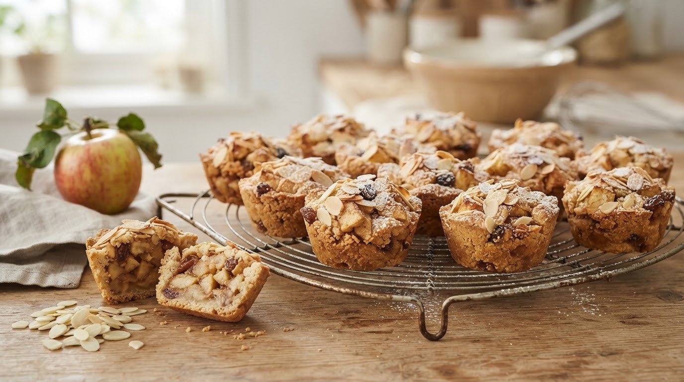 Appeltaartjes met Amandelen in een Muffinblik