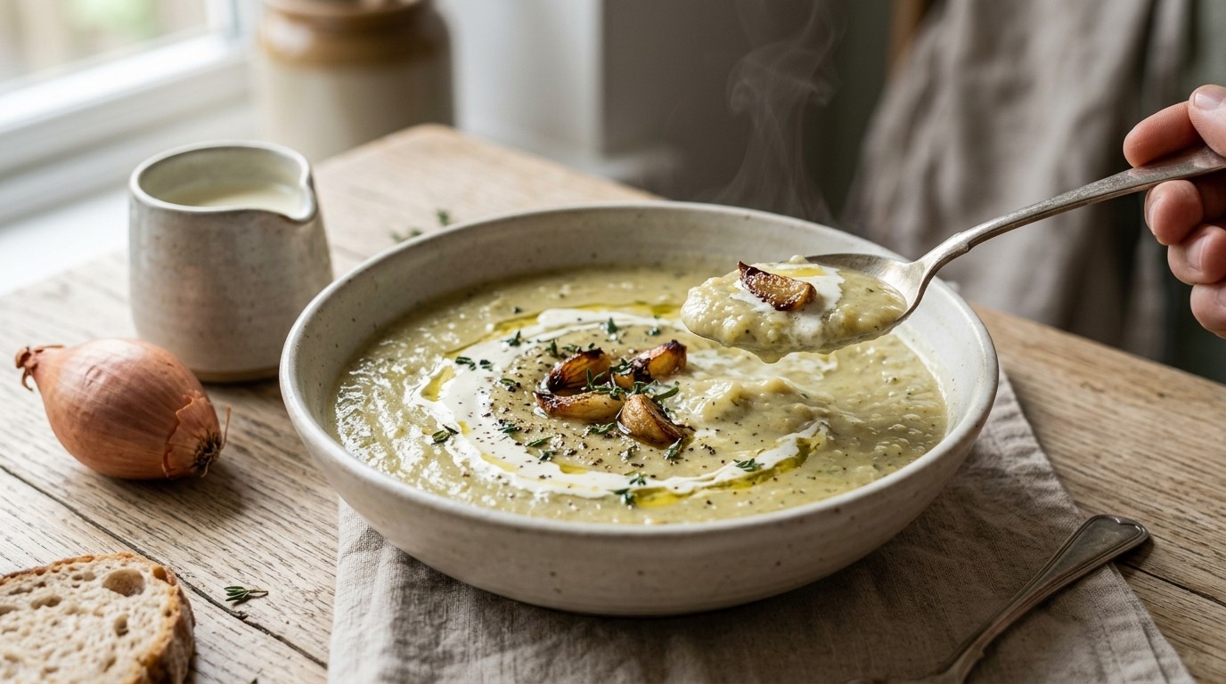 Artisjokkensoep met Knoflook