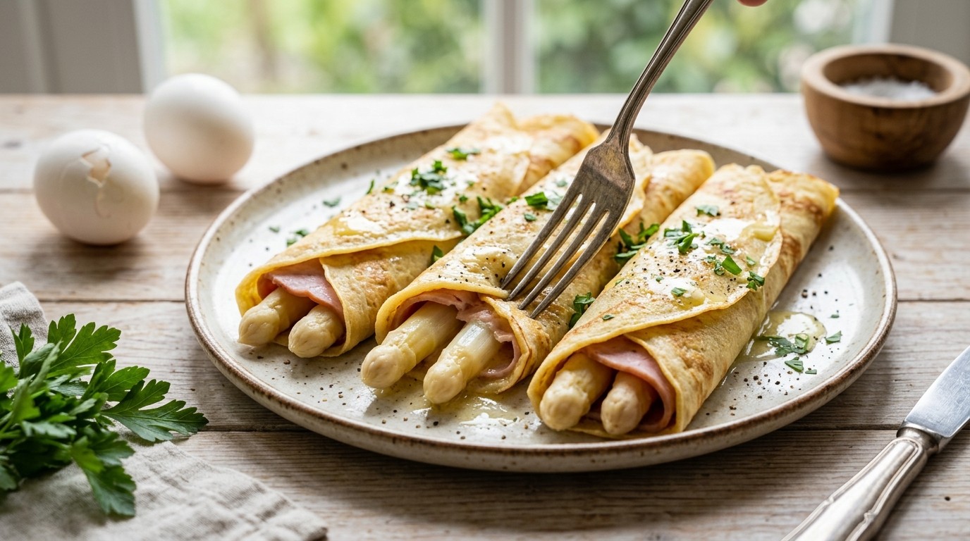 Asperge Pannenkoeken recept Asperge Pannenkoeken recept