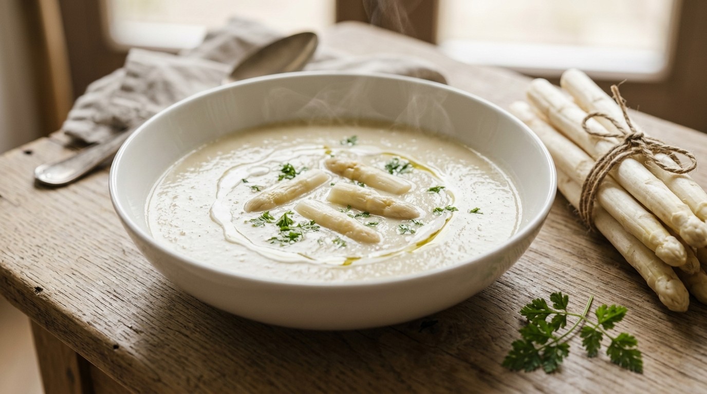 Aspergeroomsoep recept Aspergeroomsoep recept