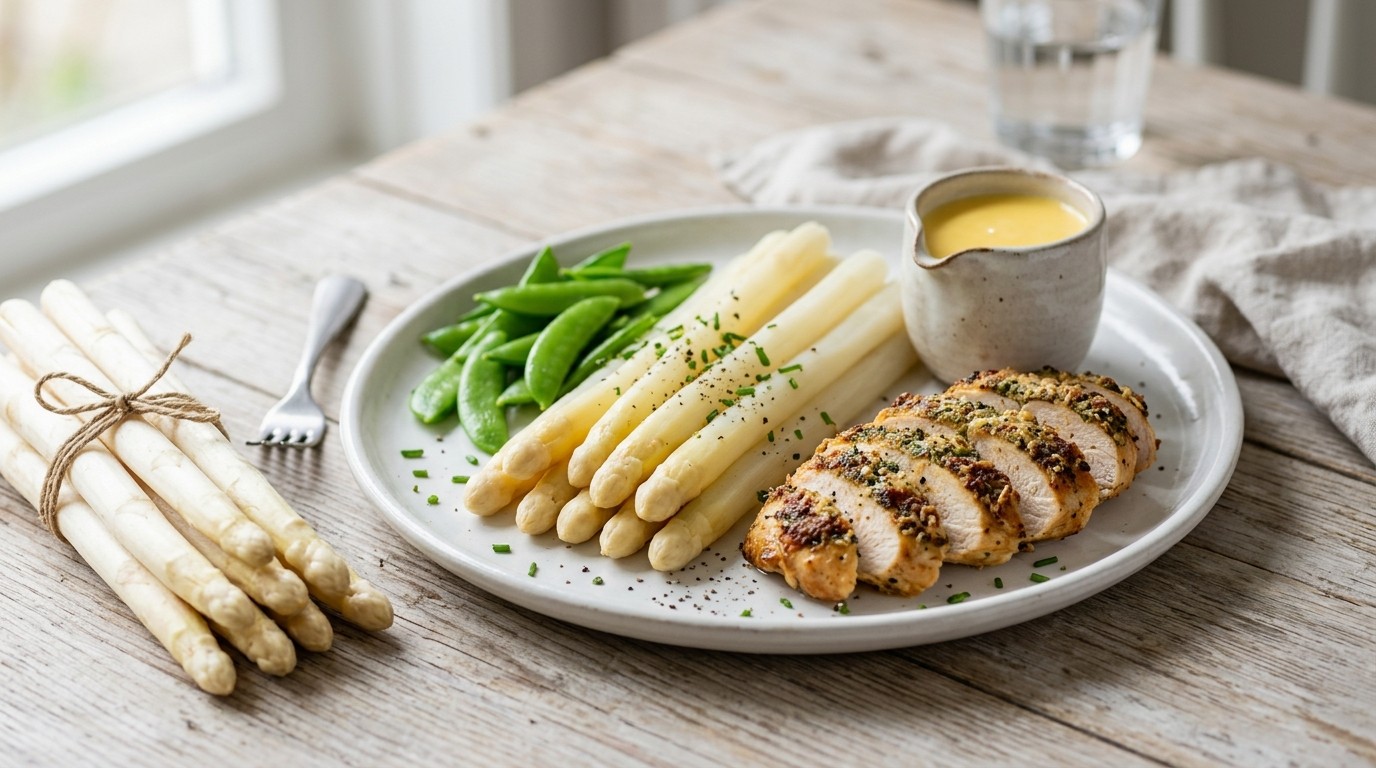 Asperges met Kalkoenfilet